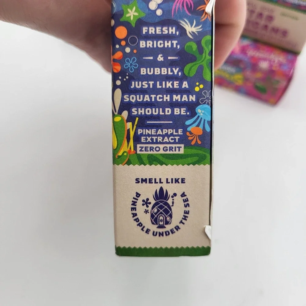 Dr. Squatch Spongebob (2) Sea Star (2) Nautical Nonsense Mens Natural Soap 5oz